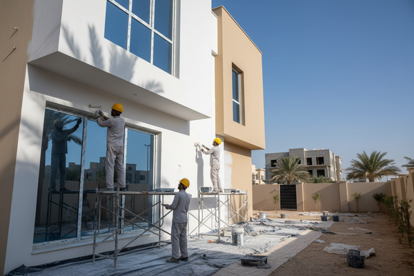 أعمال البناء والتأسيس